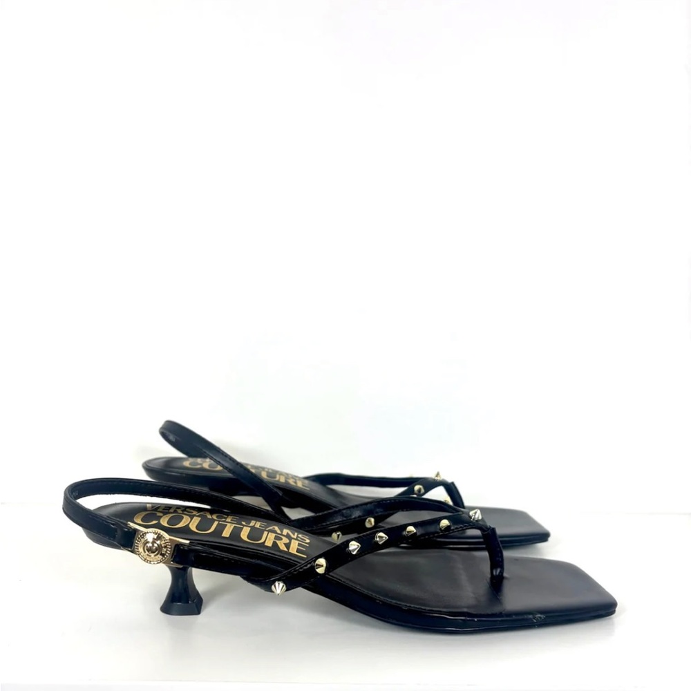 Versace Jeans Collection Black Elegant Sandals - Picture 3 of 5